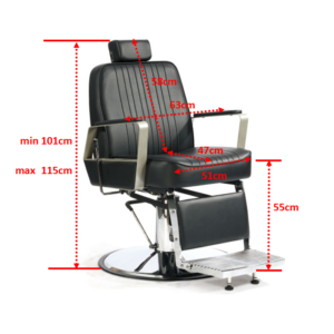 Kingston Barber Chair Gamma - Black