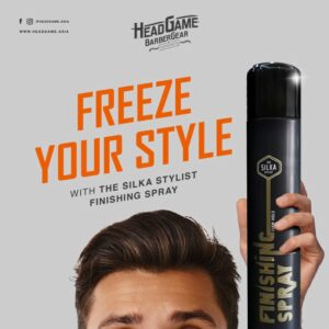 Silka Stylist Hair Finishing Spray 420ml – Dual-Active Technology for Strong Hold, Shine & Long-Lasting Volume