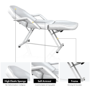 Kingston Facial Massage Bed XZ-3557 (White)