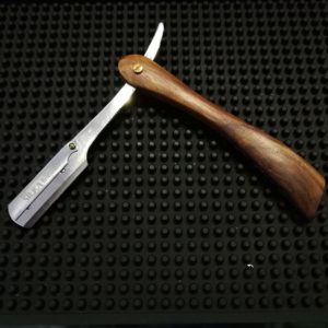 The Silka Barber Wooden Handle Shaving Straight Razor