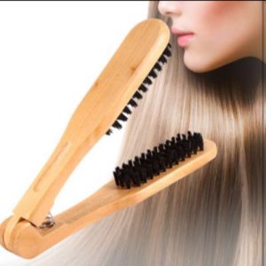 KH Quality Wooden Straightening Brush Double Sided Brush Natural Styling Tools
