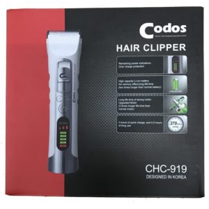 Codos Professional Rechargeable Cordless Hair Clipper (CHC-919)