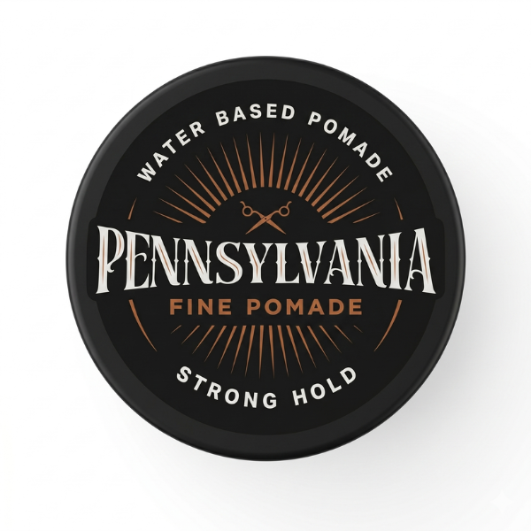 Pennsylvania Supreme Hold Fine Pomade Black (150g)