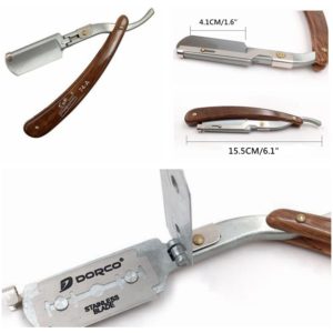 Wooden Design Handle Shaving Razor (74-A)