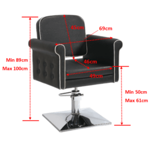 Kingston Cutting Chair (Beta) Professional Hydraulic Salon Chair for Hairdressers