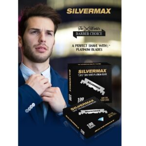 Euromax (Silvermax) Platinum Single Sputtered Edge Blade (100's)