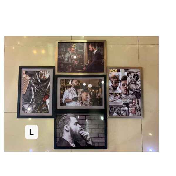 Framed Barber Poster 5 in 1 (L)
