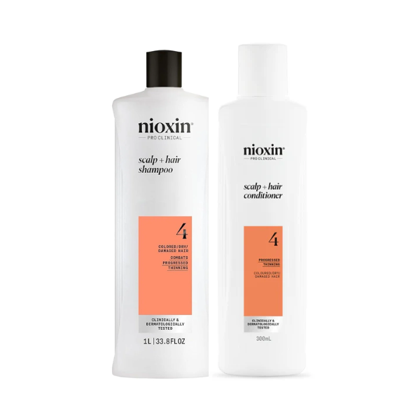 Nioxin System 4 Cleanser Shampoo & Conditioner (1L)
