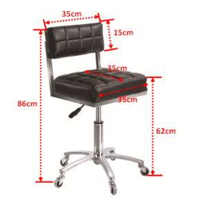 Styling Stool With Backrest (XZ-9259)