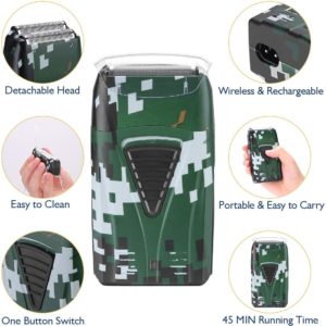 Camouflage Profoil Lithium Cord/Cordless Shaver 2202