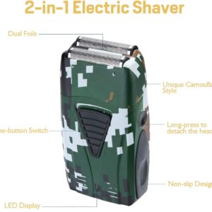 Camouflage Profoil Lithium Cord/Cordless Shaver 2202