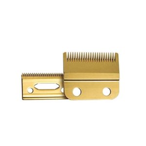 Staggered-Tooth Fade Blade Set (Gold) for Wahl Cordless Magic Clipper
