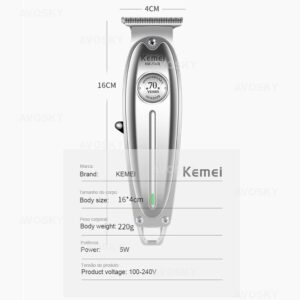 Kemei Pro Cordless Hair Trimmer Limited Edition 70 Year KM-1949
