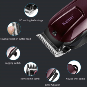 Kemei Pro Precision Cord/Cordless Lithium-Ion Fade Clipper KM-2600
