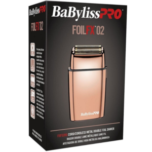BaByliss Pro Double Foil Shaver FXFS2RG #FX02 (Rose Gold)