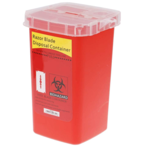 Sharps Razor Blades Disposal Case Container Bin