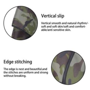 Camouflage Barber Cloth Cape with Button #BC08