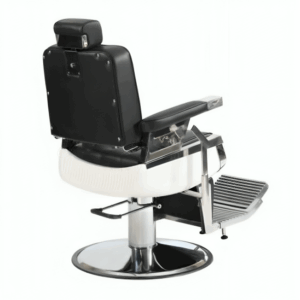 Kingston Chesterfield Barber Chair Delta – Black Heavy Duty Hydraulic Salon Chair