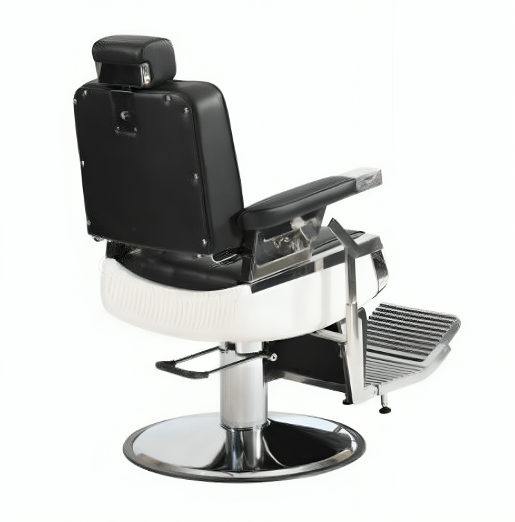 Kingston Chesterfield Barber Chair Delta – Black Heavy Duty Hydraulic Salon Chair
