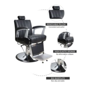 Kingston Barber Chair K-859 - Black