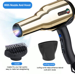 Enzo Pro Steel Hair Dryer 2999 (Gold)