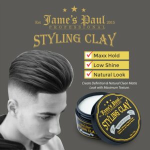 Jame's Paul Pro Matte Look Styling Clay (120g)