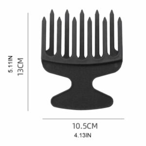 Afro Wide-Tooth Hair Pick Comb (Plastic)