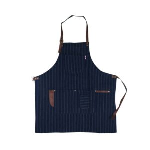 Stripe Styling Apron WQ106 (Jeans)