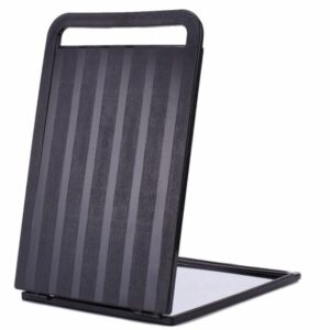 Two Sided Folding Hand Mirror (Black)