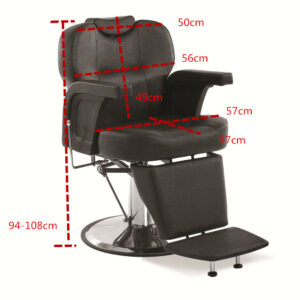 Kingston Barber Chair Kappa - Black