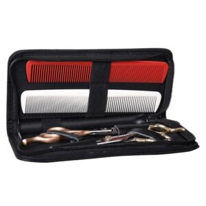 PU Leather Scissors Pouch (Orange)