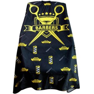 Gold Scissors Design Barber Cloth Cape #T40