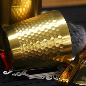 Stainless Steel Barber Shaving Bowl (Gold)