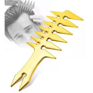Wide-Tooth Fork Comb (Gold)