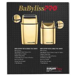 BaByliss Pro LIMITEDFX Collection Double & Single Foil Shavers Set #FXFS2G