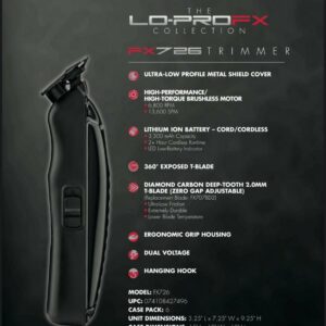 BaByliss Pro Lo-Profx Trimmer #FX726
