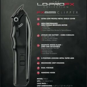 BaByliss Pro Lo-Profx High-Performance Low Profile Clipper #FX825