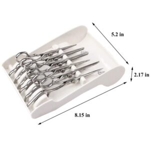 Salon Scissors Rack (White)