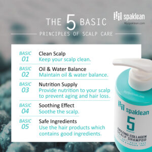 Spaklean Amazing Collagen Scalp Shampoo (500ml)