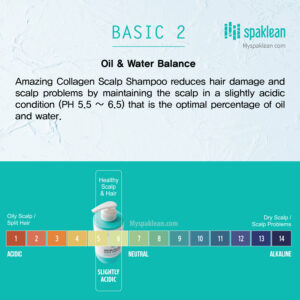 Spaklean Amazing Collagen Scalp Shampoo (500ml)