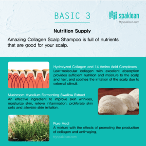 Spaklean Amazing Collagen Scalp Shampoo (500ml)