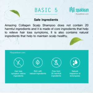 Spaklean Amazing Collagen Scalp Shampoo (500ml)