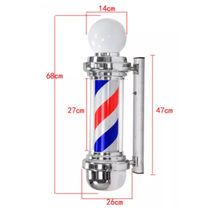 Barber Pole #HS68C (Chrome)