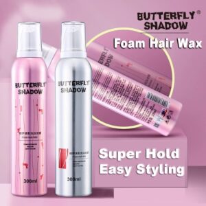 Butterfly Shadow Foam Hair Wax Silver (300ml)