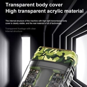 Kemei Pro Reciprocating Cordless Shaver KM-TX7 (Camouflage)