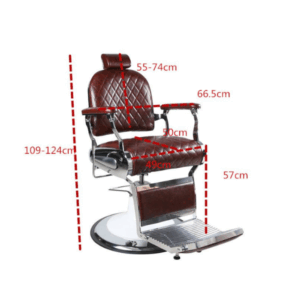 Kingston Barber Chair Rho - Black
