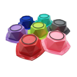 Seven Colourful Dye Bowl & Comb Set #7