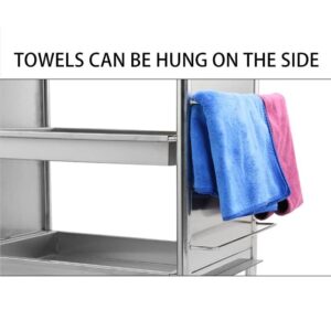 Stainless Steel Hairdressing Trolley with Drawer X44