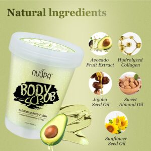 Nuspa Body Scrub Avocado (250ml)