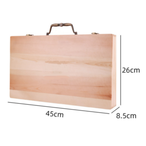 WAHL Pro Barber Wooden Tool Case with Leather Finish